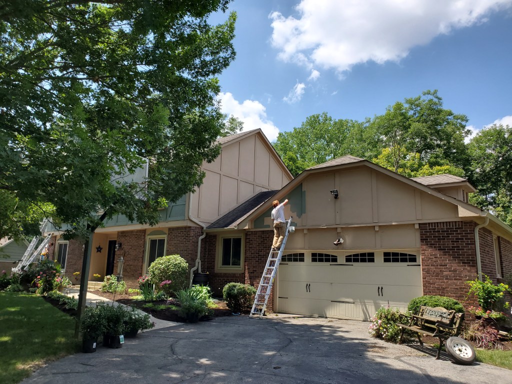 Home siding repaint